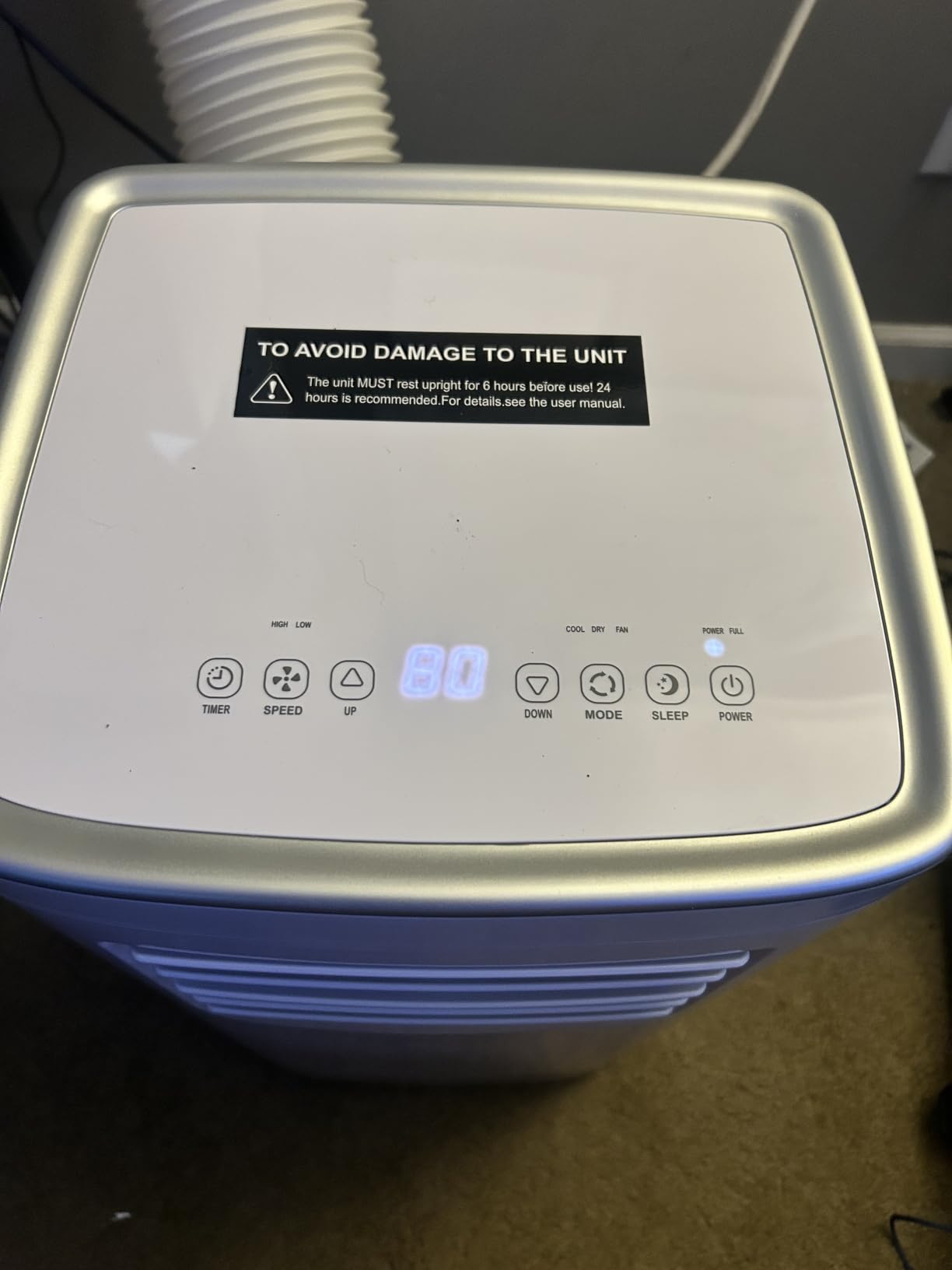 Coolblus 12000 BTU Portable Air Conditioners, 3-in-1 AC Unit Cools Up to 550 Sq.Ft. with Remote Control/Smart Sleep Mode/24Hrs Timer/Window Installation Kait & Filter Cleaning Brush, White-12000BTU customer photo 2