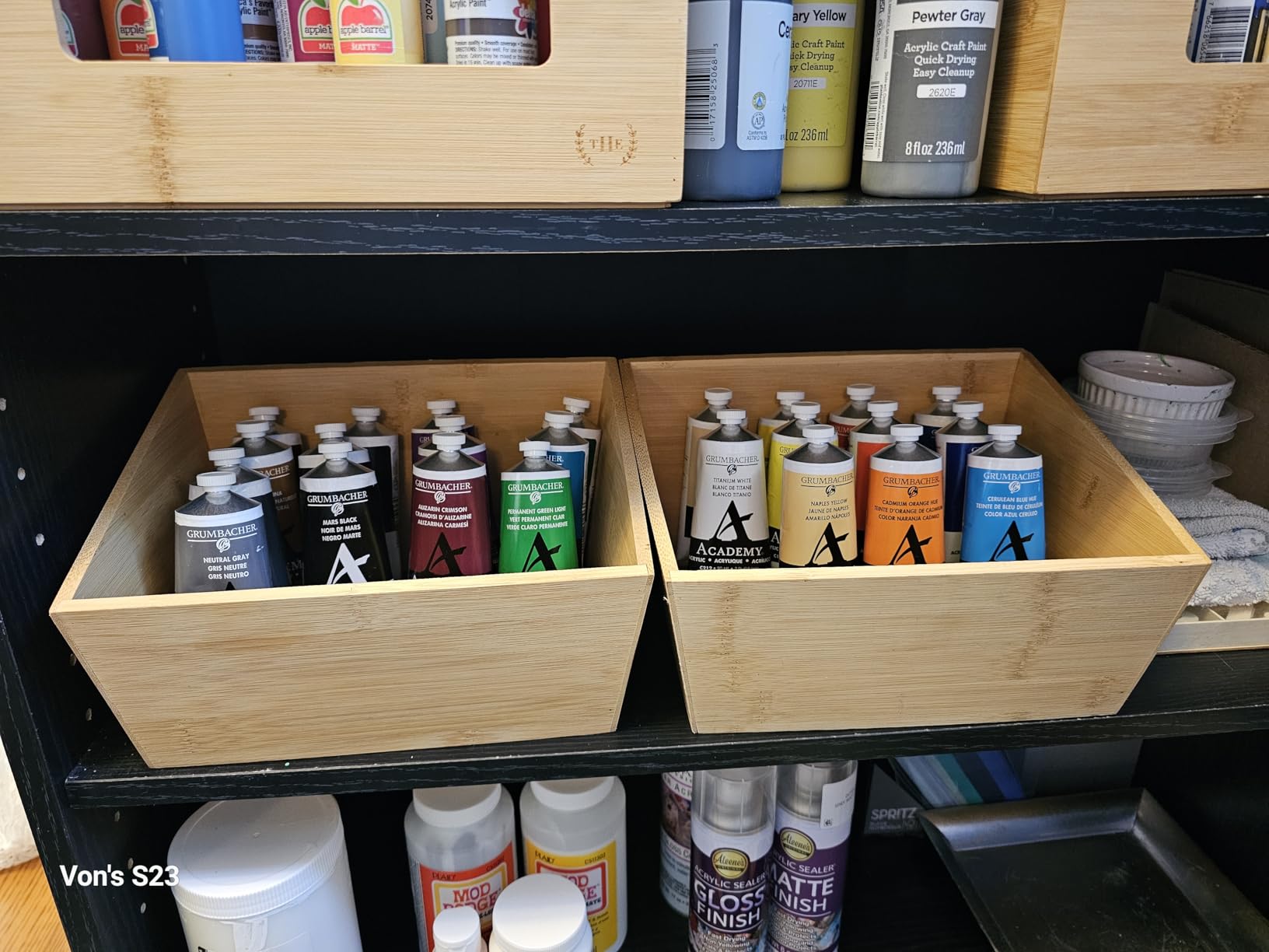 Grumbacher Academy Professional Acrylic Paint Set of 24 90ml Multi Colors - Metal Tubes - Heavy Body Professional Grade Artist Paint with Genuine and Pure Pigments - ASTM Lightfast Colors customer photo 2