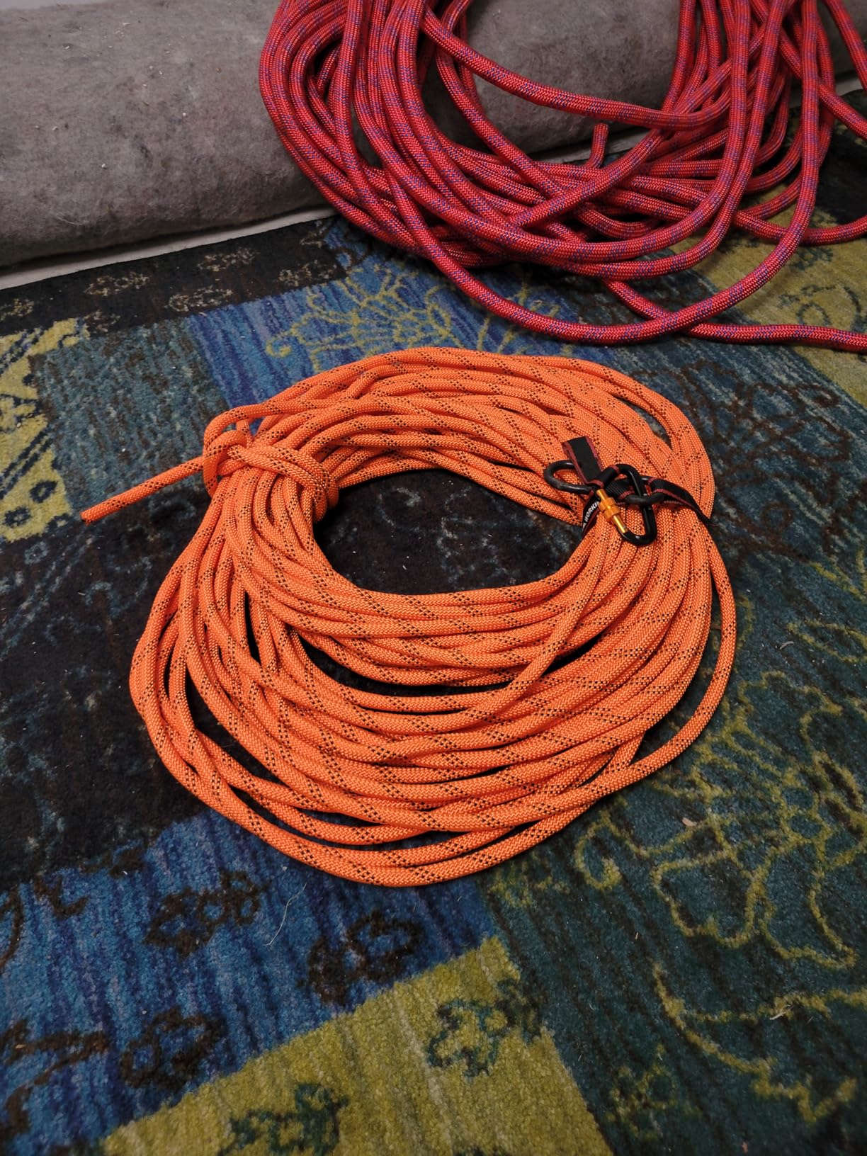 VEVOR Double Braided Polyester Rope, 1/2 in x 120 ft, 48 Strands, 8000 LBS Breaking Strength Outdoor Climbing Rope, Arborist Rigging Rope for Rock Hiking Camping Swing Rappelling Rescue customer photo 2