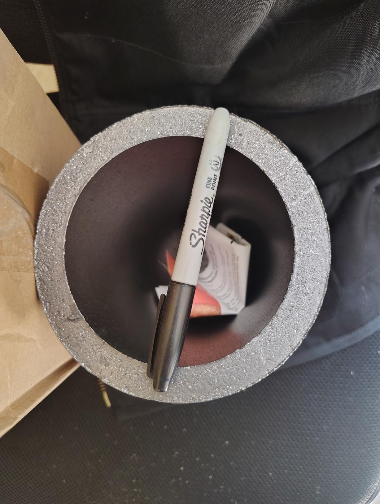 Molten Masters #2-2.6KG Premium Black Silicon Carbide Graphite Crucibles Cup Furnace Torch Melting Casting Refining for Aluminum, Gold, Silver, Copper, Brass Withstand 1800C/3272F customer photo 2