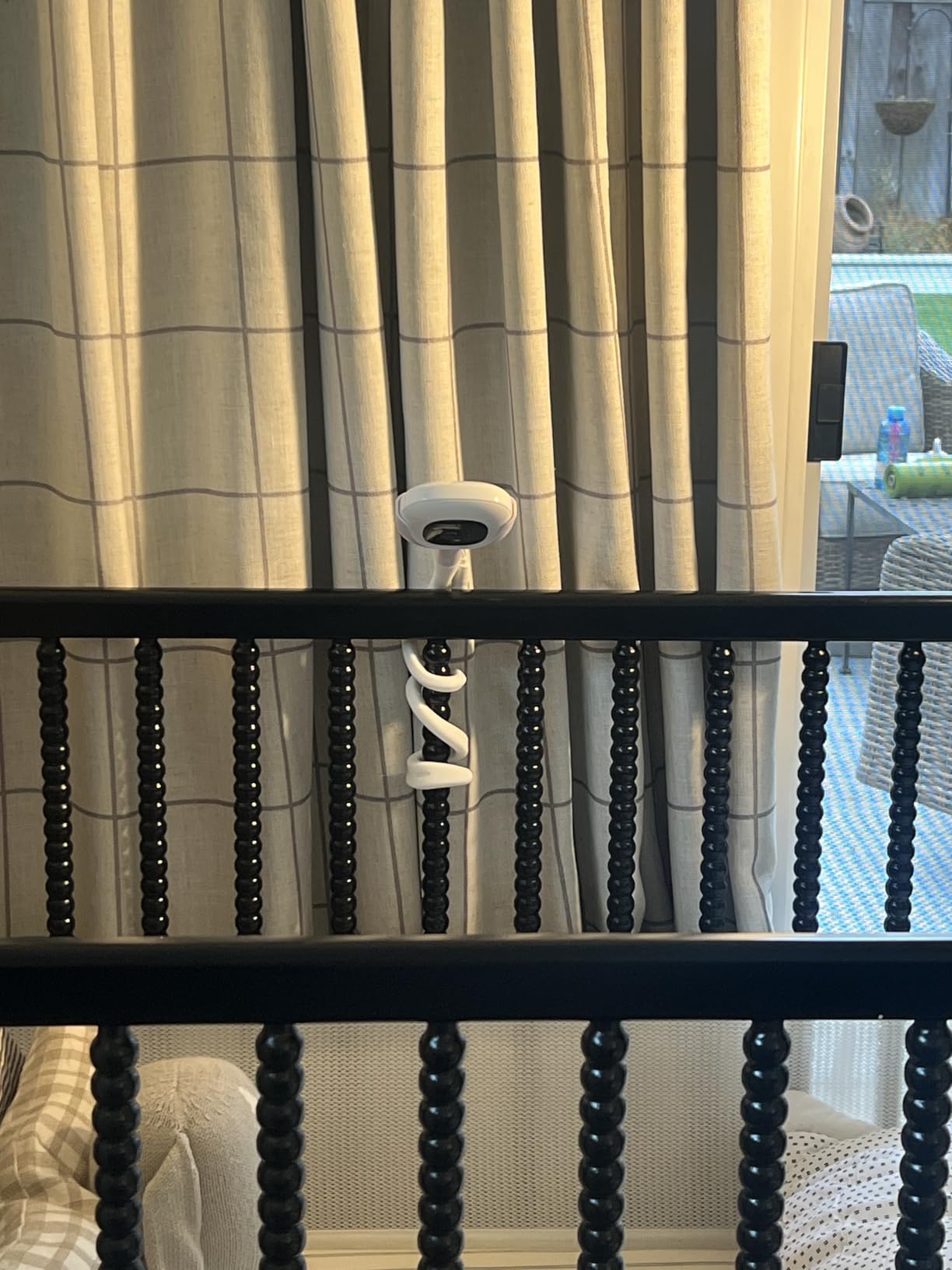 Flex Baby Monitor Charger Mount Compatible with Nanit Pro Baby Monitor With Type-C Charging Port Connector mount and 10FT Power Cable, Baby Camera Mount without Tool or Wall Damage (Camera not Included) customer photo 1