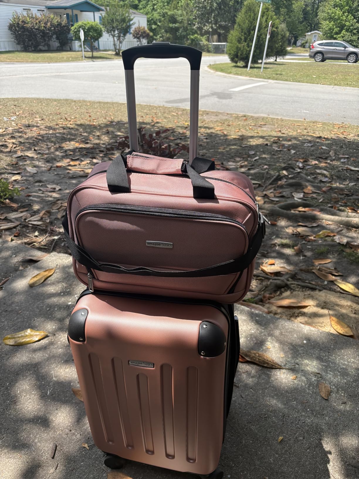4-Piece Luggage Set, Hardside Spinner Suitcases with Multidirectional Wheels (22