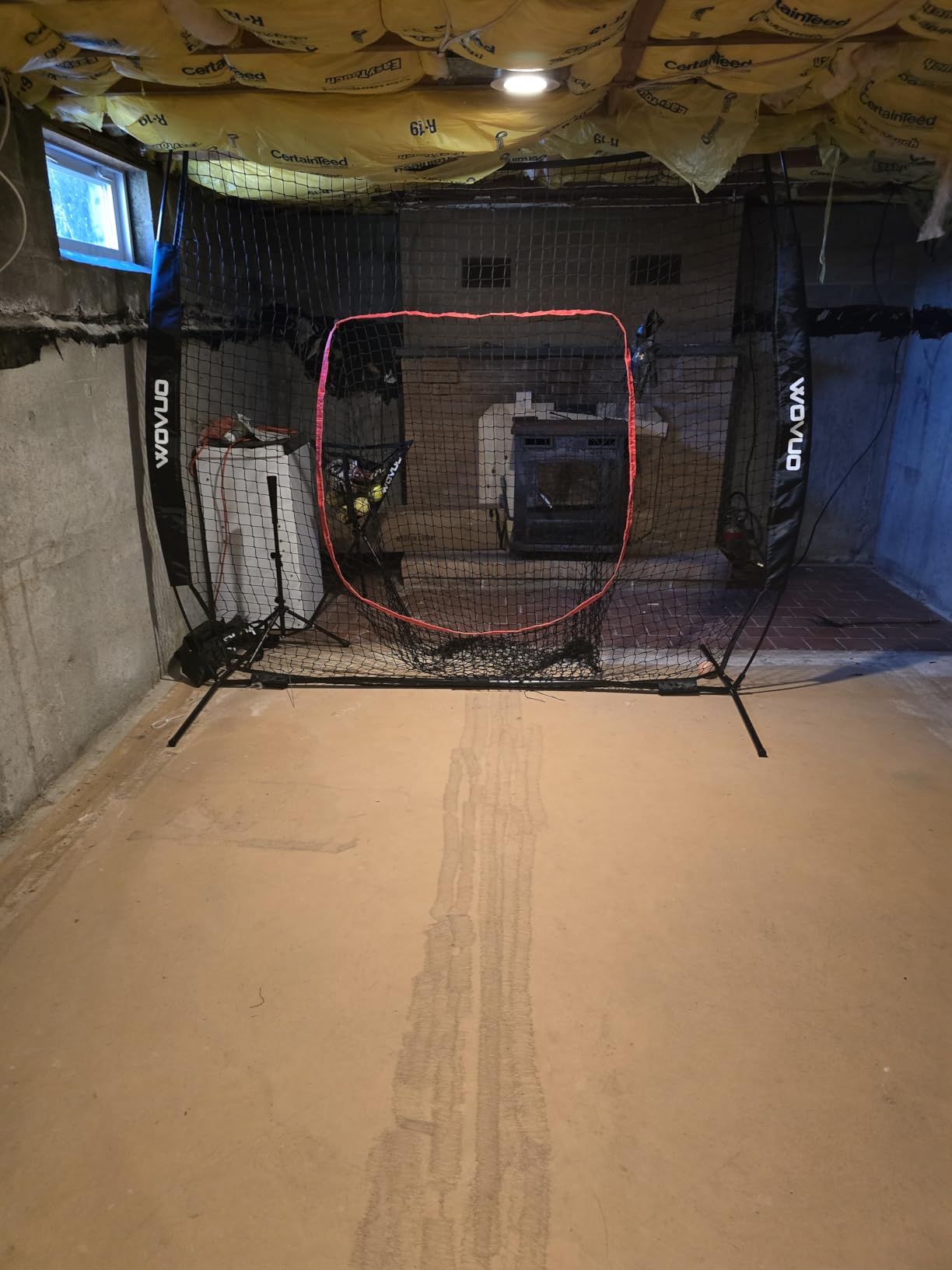 7x7 ft Baseball Net for Batting Pitching Hitting, Softball Pitching Net with Strike Zone, Tee, Ball Caddy, Softball Batting Net Baseball Training Equipment for Kids Adult Youth Sport Practice customer photo 2