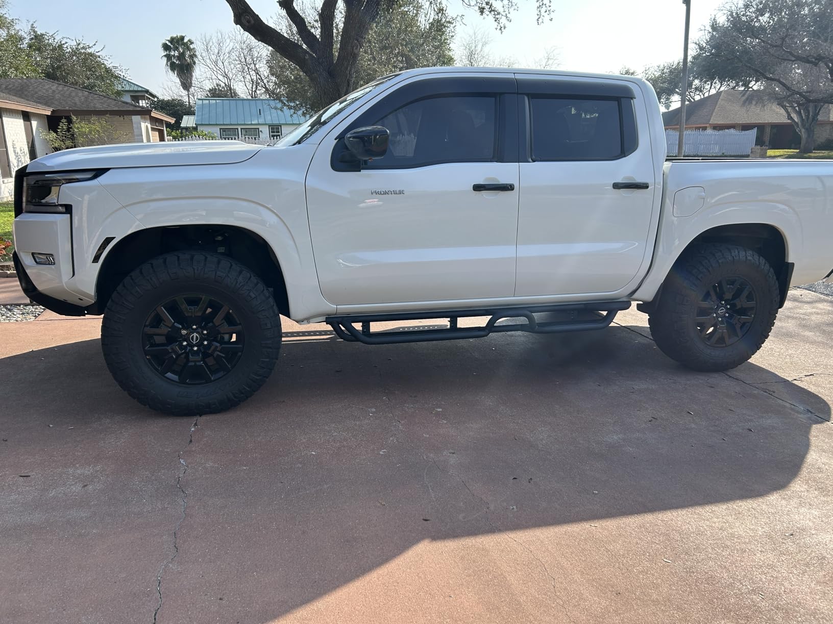 BINARY STAR Running Boards Compatible with Vehicle 2024-2026 Toyota Tacoma Double/Crew Cab. Wheel to Wheel Running Boards. 6 Inch Tacoma Side Steps Step Bars. customer photo 1
