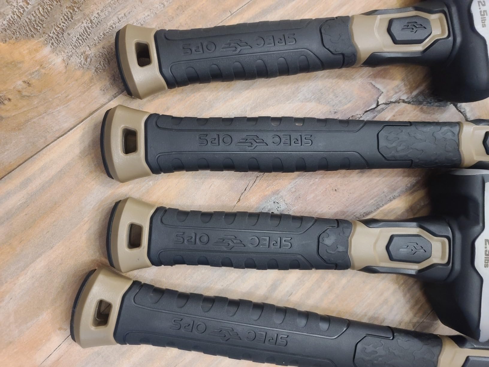 Spec Ops Tools Blacksmith Hammer for Striking, Demolition & Metalworking, Bi-Material Shock-Absorbing and Vibration Dampening Handle, 2.5 lbs with Soft Mallet Cap customer photo 1