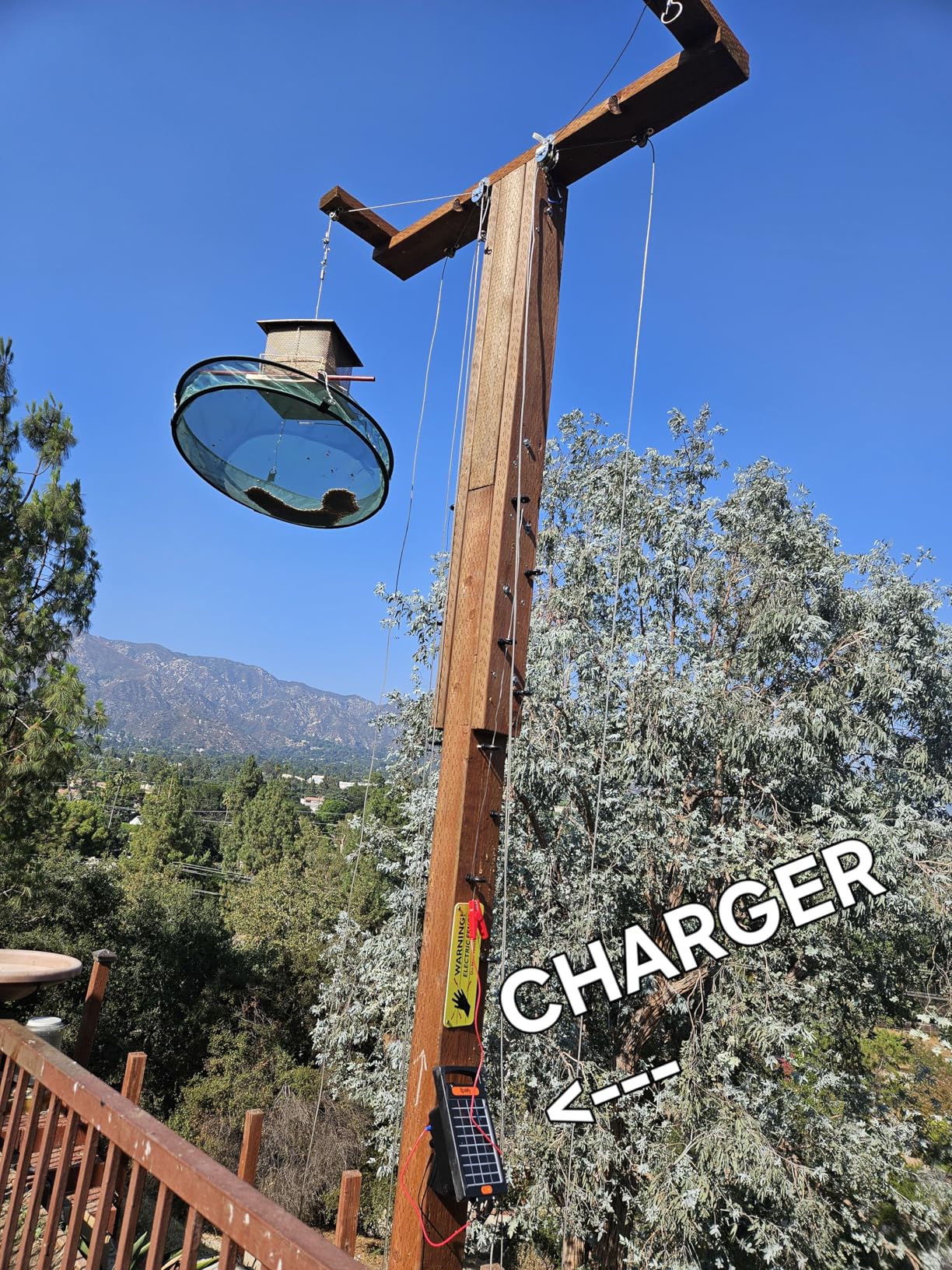24 Hour Solar Electric Fence Charger, 10 Miles, Up to 10200v Output Range Electric Fence Charger, 0.18J Portable Energizer with Solar Panel for Livestock & Predator Protection customer photo 1