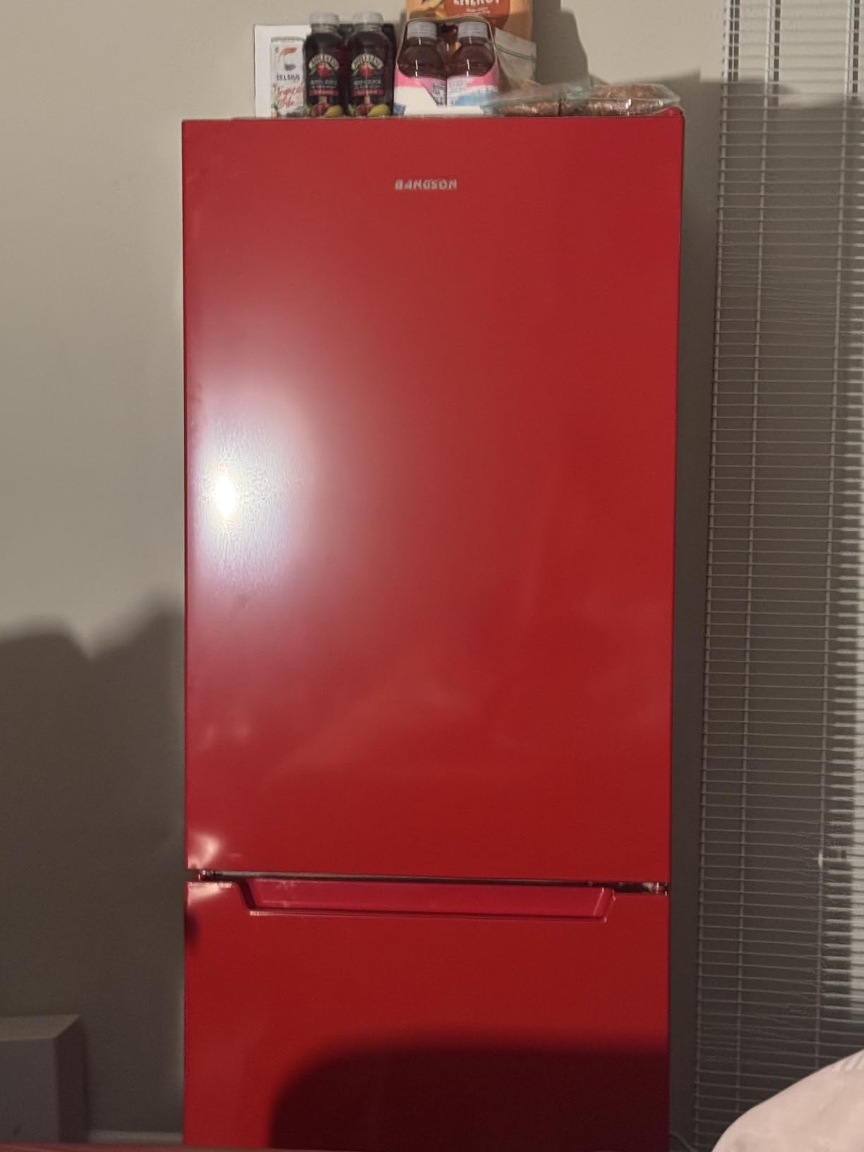 BANGSON Apartment 7.1 Cu.Ft Refrigerator with Freezer, Office Fridge with Bottom Freezer, Energy Saving, Black customer photo 1