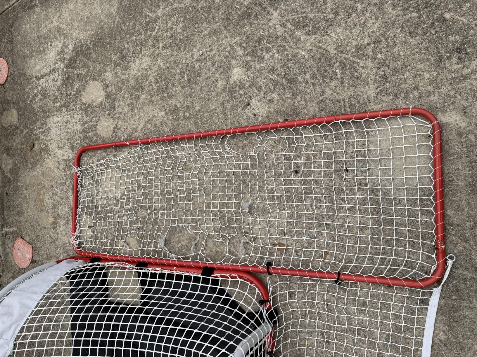 VEVOR Hockey Goal with Backstop and Targets, Street Steel Hockey Net, 72