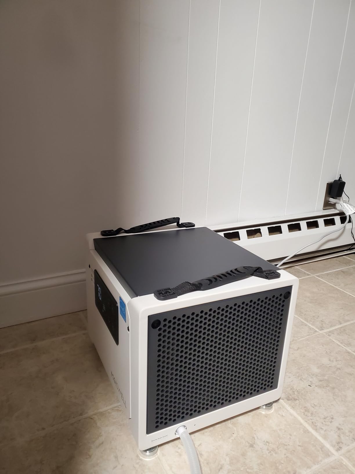 MOISWELL Defender ME-7 - 70 Pints Commercial Dehumidifier with Drain Hose, Compact Crawl Space Dehumidifiers for Basement and Home, Energy Star Certified, Automatic Defrost customer photo 2