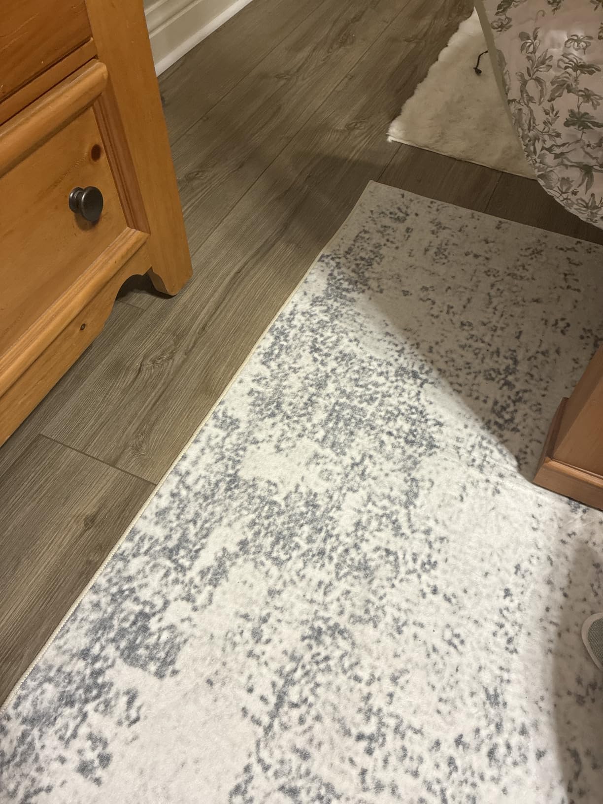 Area Rugs Living Room Rug - 5x7 Washable Modern Abstract Soft Neutral Non-Slip Carpet Large Indoor Floor Stain Resistant Thin Carpets for Bedroom Dining Room Farmhouse Nursery Home Office Beige customer photo 2