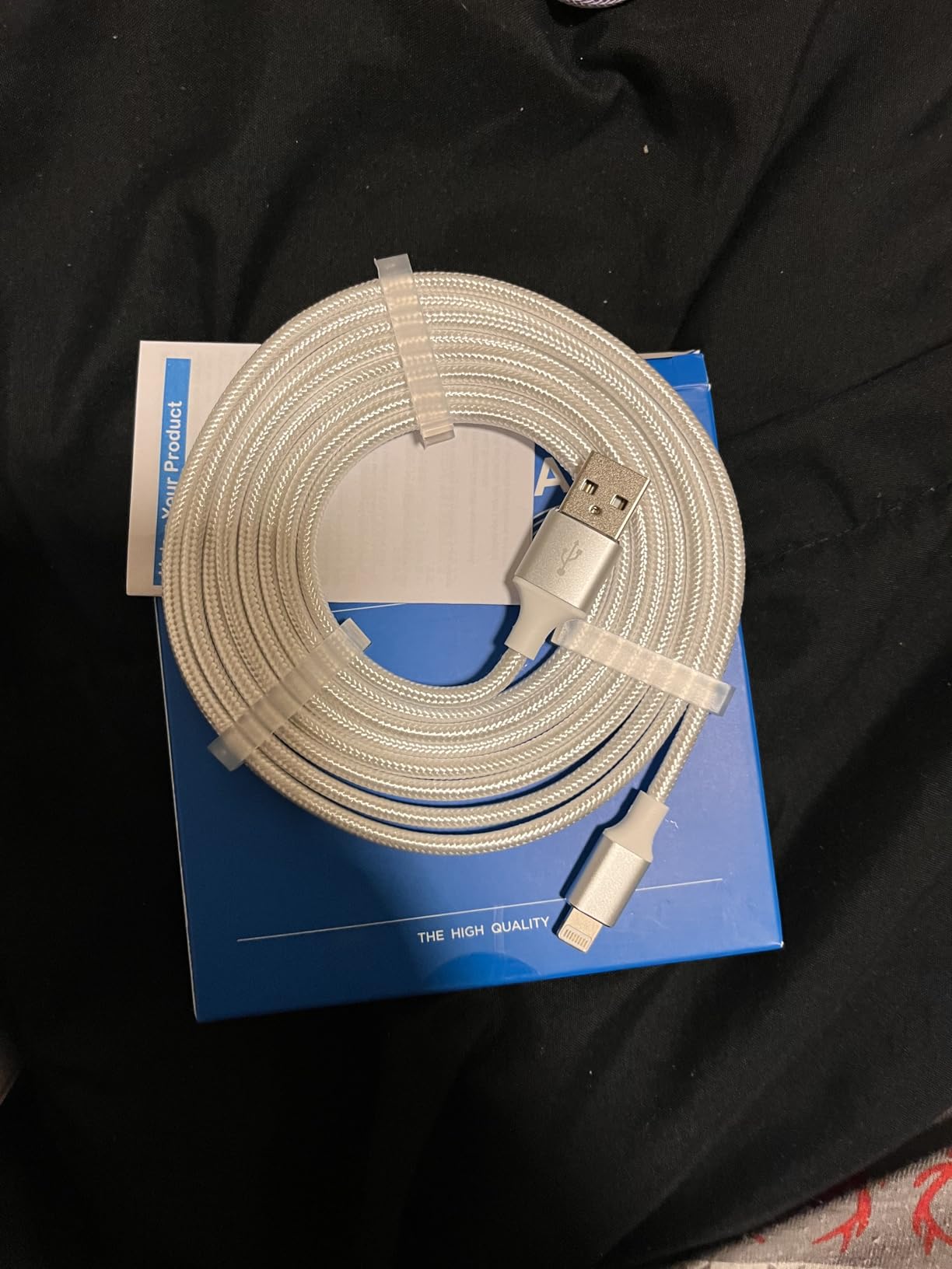iPhone Charger [Apple MFi Certified] 6FT iPhone Charger Cord Fast Charging USB to Lightning Cable Braided USB Phone Cable Cord Compatible with iPhone 14 13 12 11 Pro Max XR XS X 8 7 6 Plus SE, iPad customer photo 2