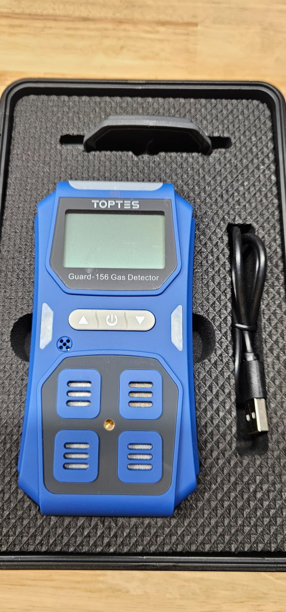TopTes Guard-156 4 Gas Monitor Multi Gas Detector for H2S, CO, LEL, and O2, Triple Alarm Modes (Visual, Vibration, Sound), 0.5s Fast Response, Dust and Explosion Proof Design customer photo 2