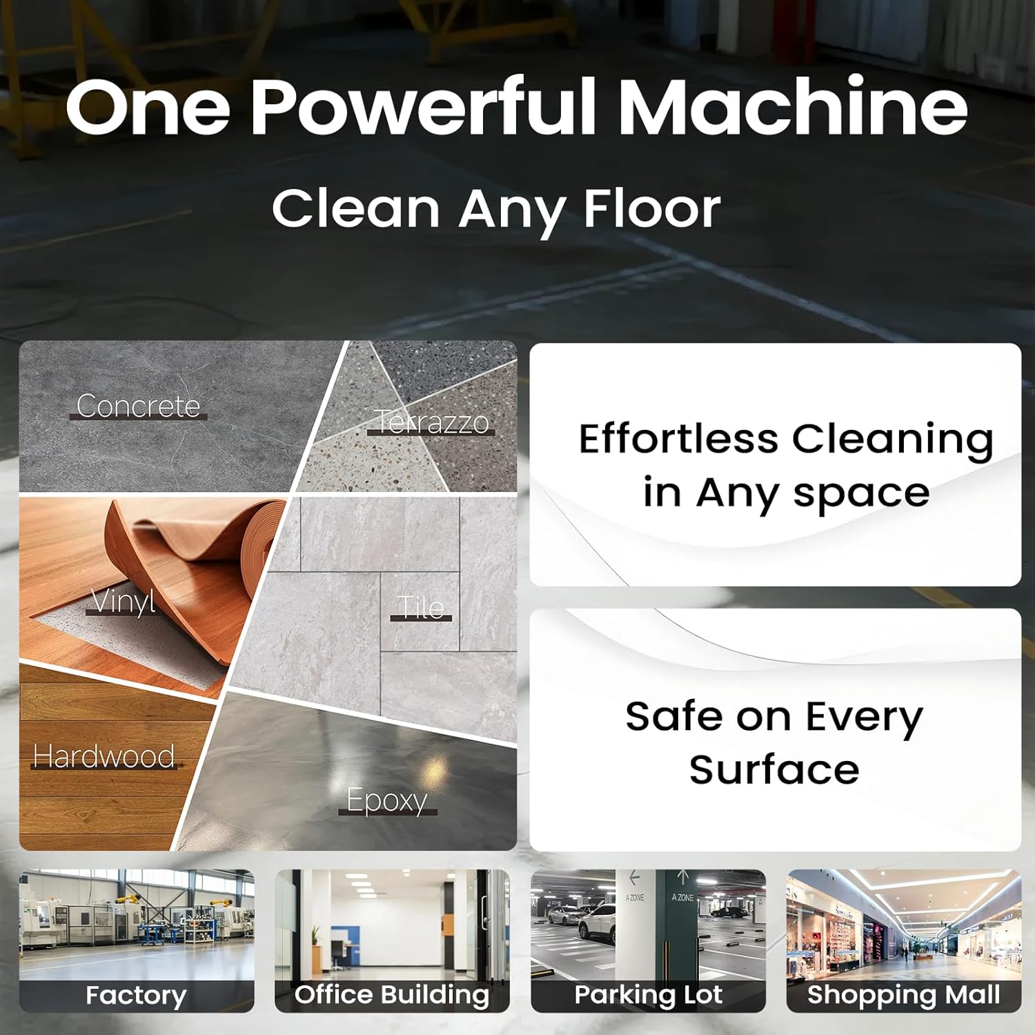 AF2225 Micro Ride-on Commercial Floor Scrubber, 25-Gal, 22
