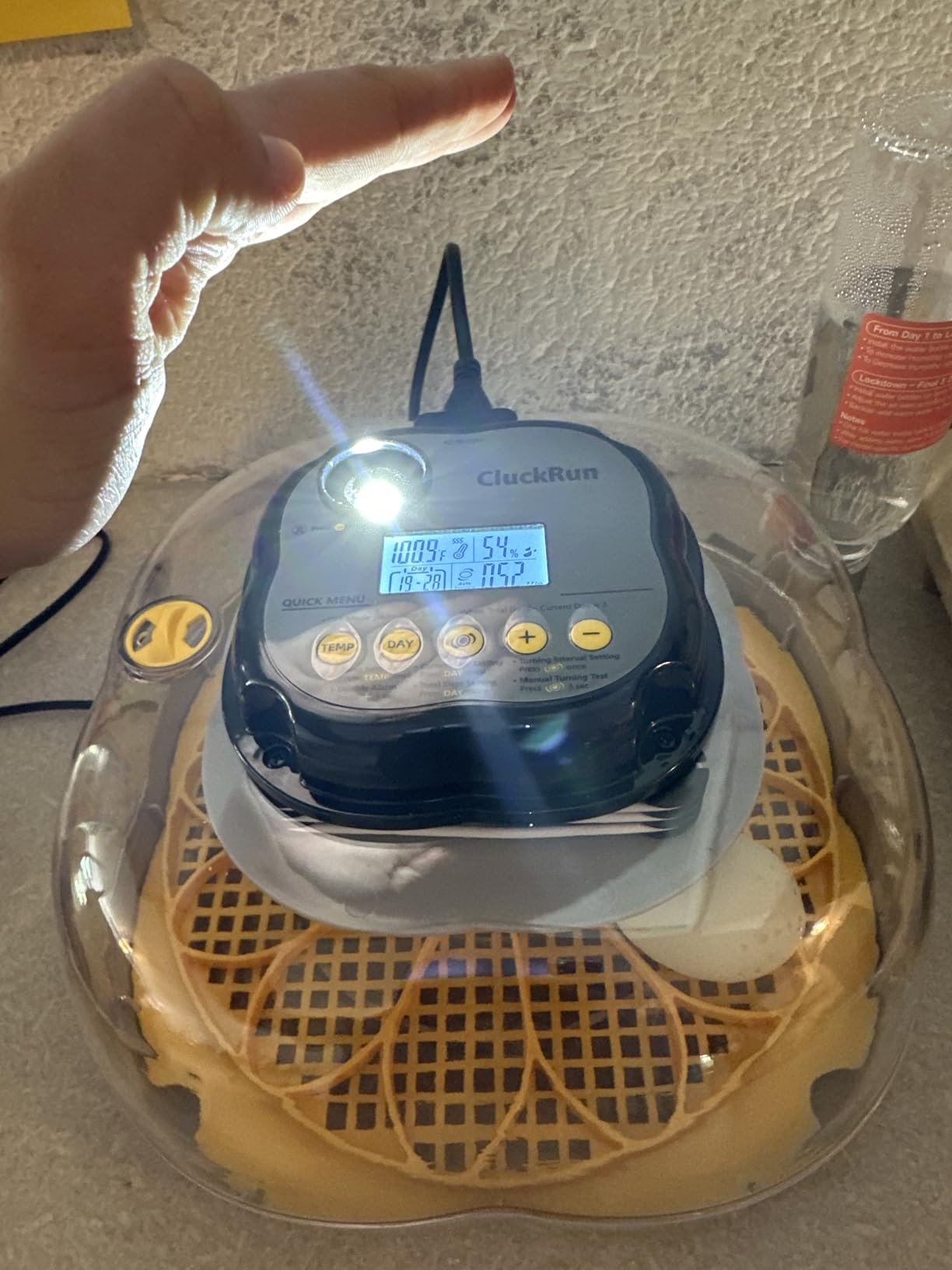 12 Egg Incubators for Hatching Eggs, Temperature and Humidity Control, Automatic Egg Turning, Egg Candler, Automatic Water Refill, for Chicken, Quail & Duck Eggs, Perfect for Home, Farm, Classroom customer photo 1