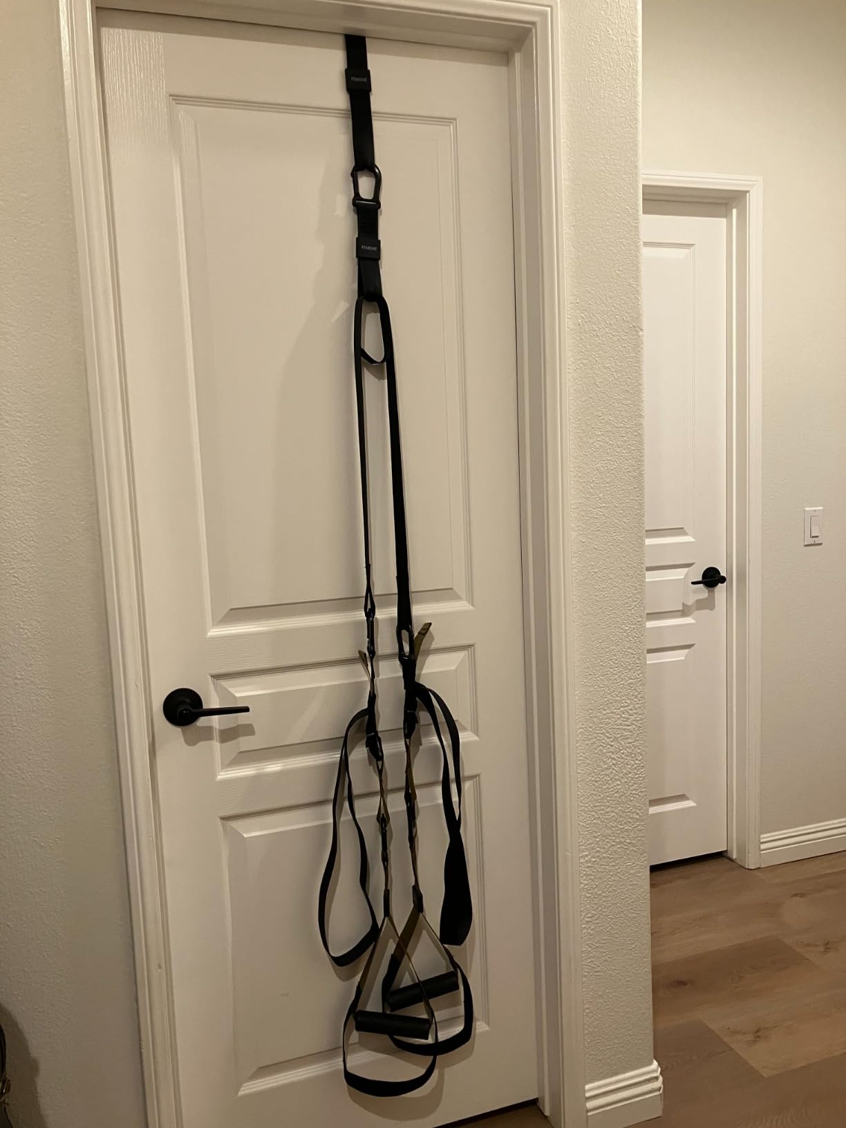 Home Resistance Training Kit | Full-Body Workout with Suspension Trainer Straps, Door Anchor, Handles, and Carrying Bag | Complete Home Gym Equipment customer photo 2