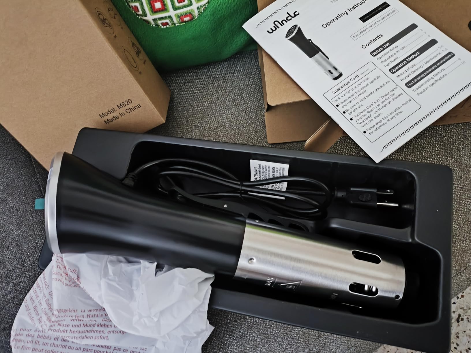 Sous Vide, Wancle 1100W Immersion Circulator, IPX7 Sous Vide Cooker, Small Space-Saving Design, Accurate Temperature Control customer photo 2