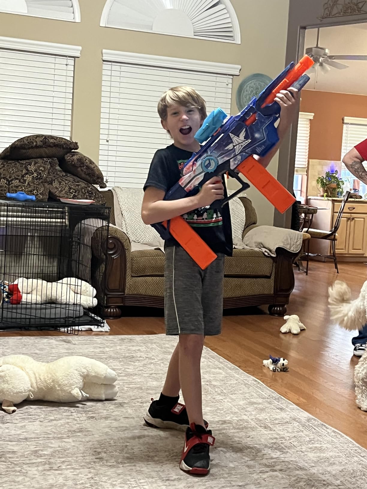 Nerf Loadout Galactic Commander Motorized Blaster, 3 Firing Modes, 3 Attachment Accessories, 48 Nerf N1 Darts, Kids Toys & Gifts, Ages 8+ customer photo 1