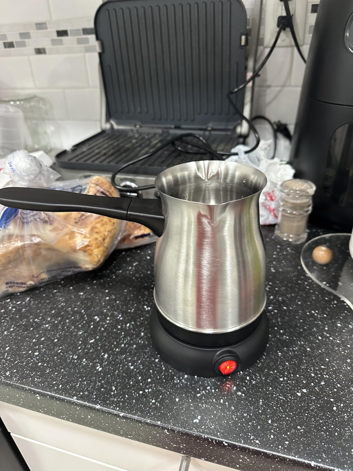 TOKPELA Wax Melter for Candle Making, Stainless Steel Electric Candle Wax Melter, Double Pouring Spout Candle Wax Melting Pot customer photo 1
