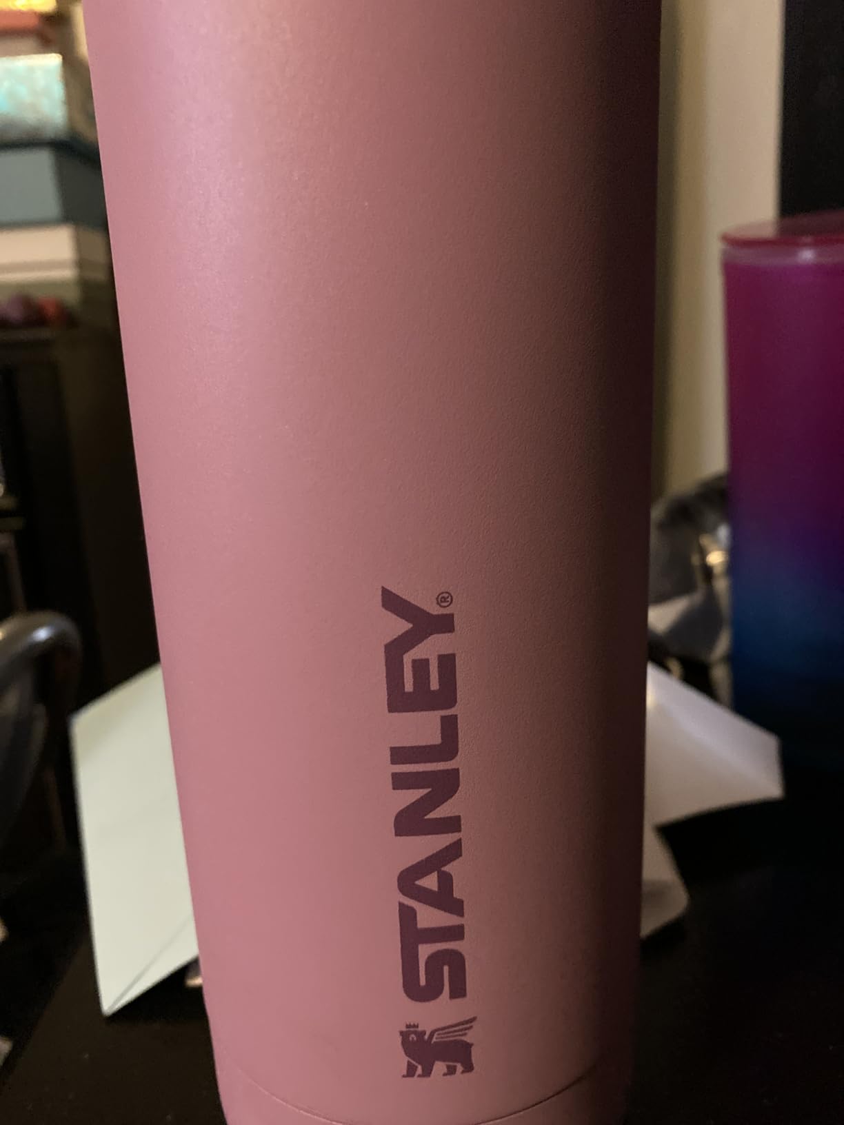 Stanley Quick Flip GO Water Bottle 24 oz | Push Button Lid | Leakproof and Packable | Insulated Stainless Steel | Frost customer photo 1