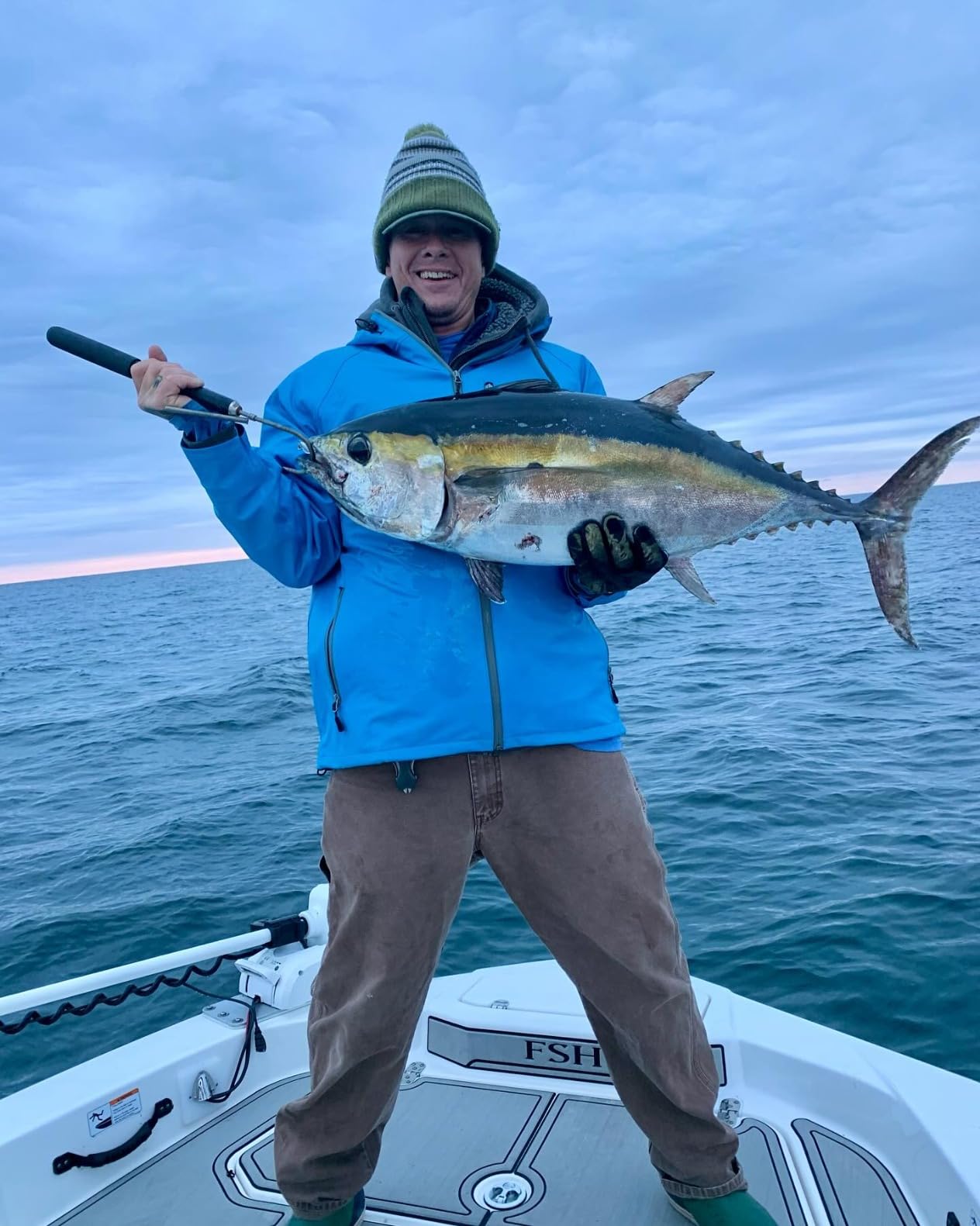 Grunden's Men's Tourney Jacket - Hooded Waterproof Fishing Jacket, Lightweight Athletic Fit, Packable Rain Coat customer photo 1