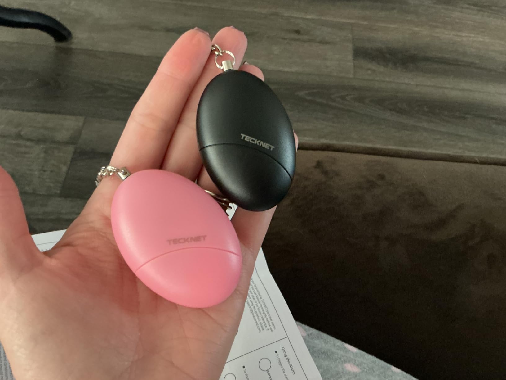 Personal Safety Alarm for Women, 140dB Travel Safe Waterproof Self Defense Keychain, Personal Alarm Loud Siren Safety Keychain for Girls Kids Elderly - 2 Pack customer photo 1