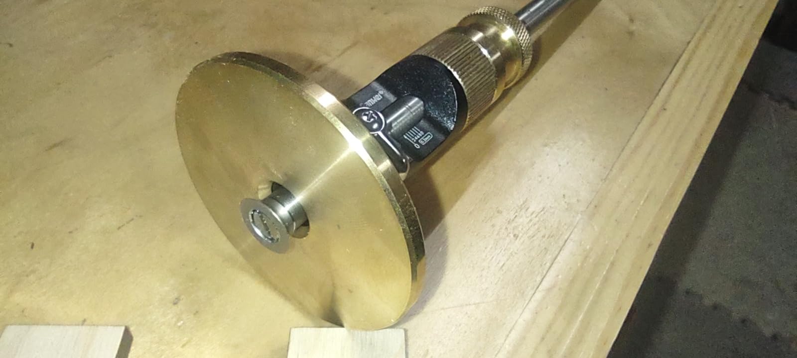 Wheel Marking Gauge Knife Woodworking, Scribe Tool Woodworking, Adjustable 0-12cm, Aluminum & Brass Options, for Parallel Lines, Dovetail Joints & Professional Carpentry (Brass with Fine Adjustment) customer photo 2