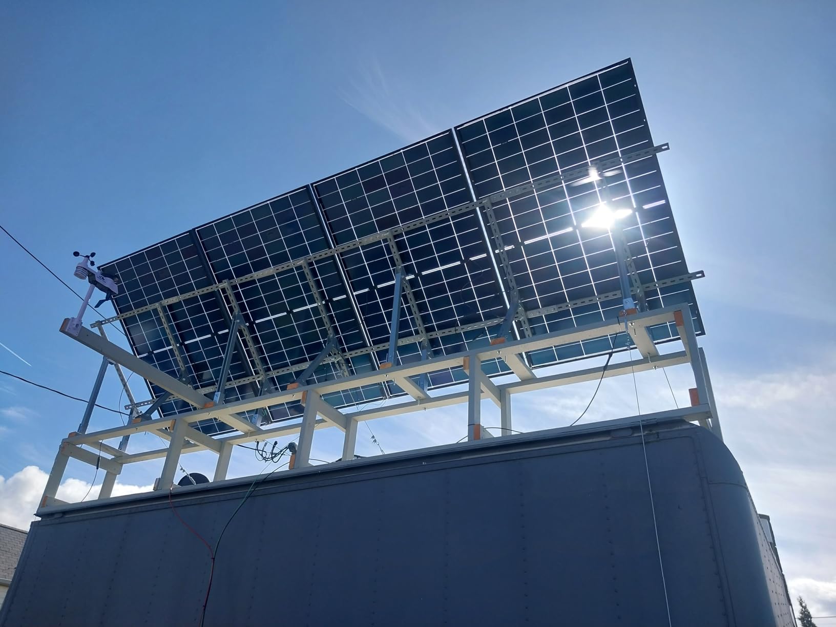 ECO-WORTHY Solar Ground Mount Adjustable Solar Panel Mounting Brackets System for 5pcs 400W/6pcs 300W/8pcs 200W Solar Panels, Ideal for Large-Scale Installations, Sites, Sheds and Farms customer photo 1