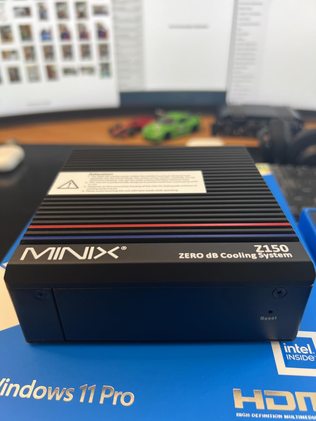 MINIX Z150-0dB Fanless Mini PC, Intel N150 (Upgraded N100), 16GB DDR4/512GB PCIe Gen3 x 4 SSD, 4K Dual Display, 2.5G LAN, USB-C, Windows 11 Pro, Auto Power On - Home Office Industrial Commercial customer photo 2