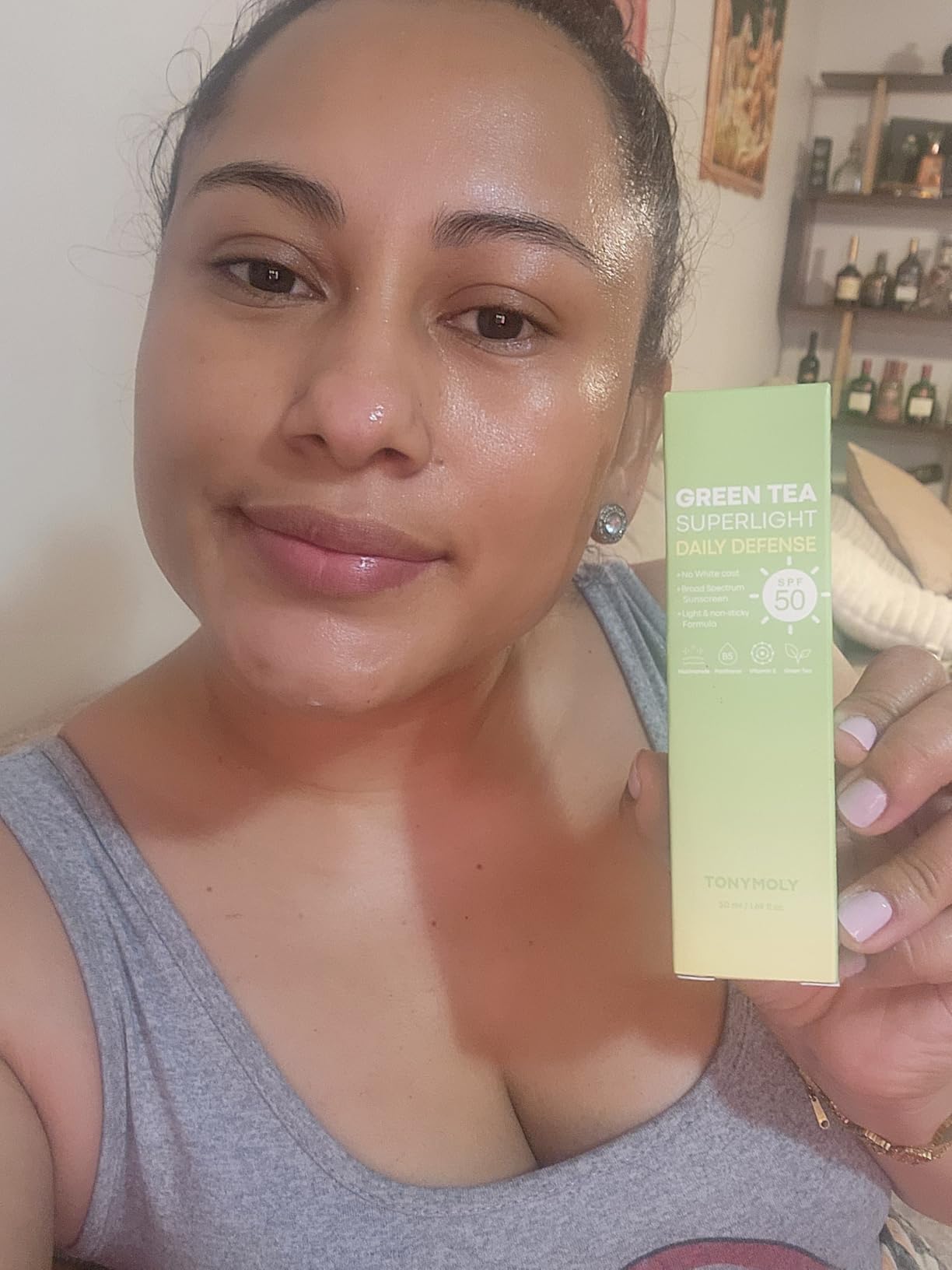 TONYMOLY Green Tea Korean Sunscreen SPF 50+ PA++++ customer photo 2