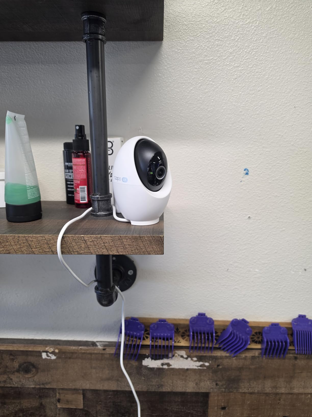 Tapo 4K Indoor Pan/Tilt Wired Security Camera - Works as a Baby Monitor, Person/Pet Detection, Facial Recognition, 360 AI Motion Tracking, Subscription-Free Local Storage or Optional Cloud, C260 customer photo 1