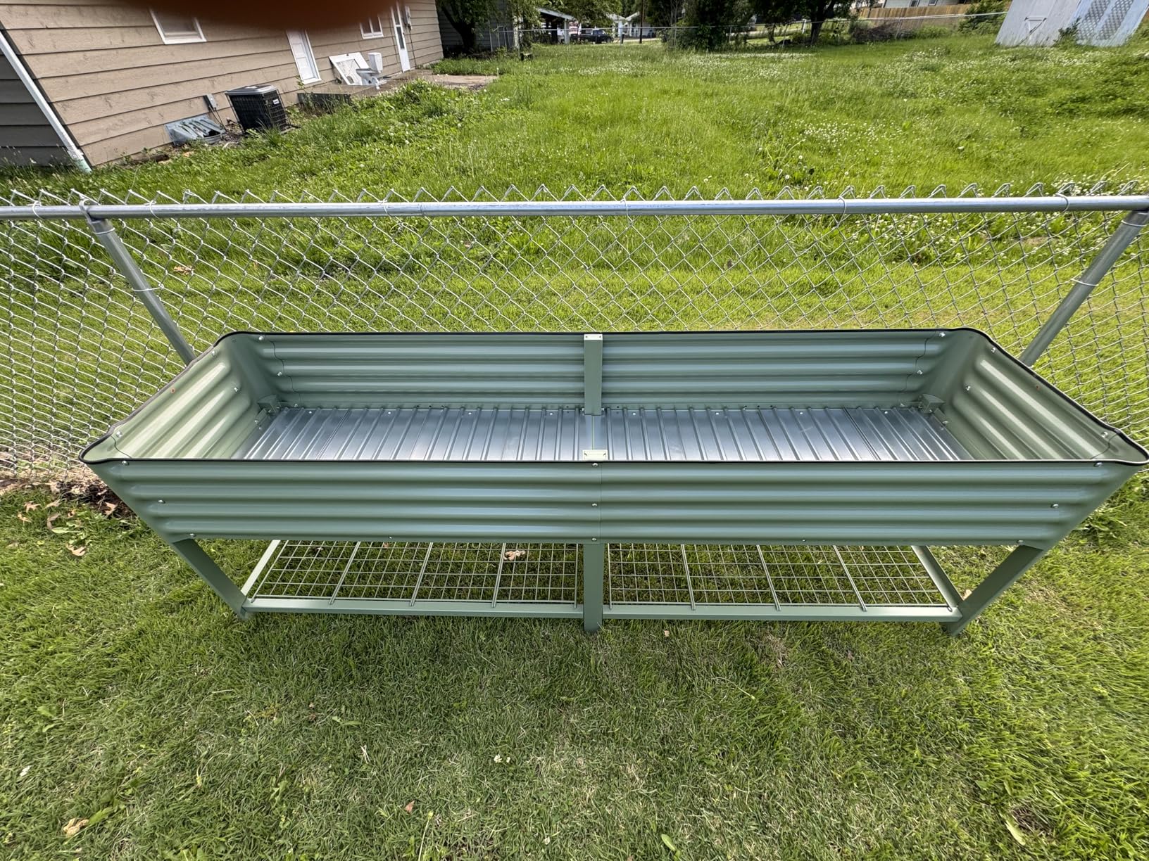 Rolling Elevated Raised Garden Bed - V Series, 2' x 8' Garden Beds with Legs & Storage Rack, 1400 Lbs Weight Capacity customer photo 1