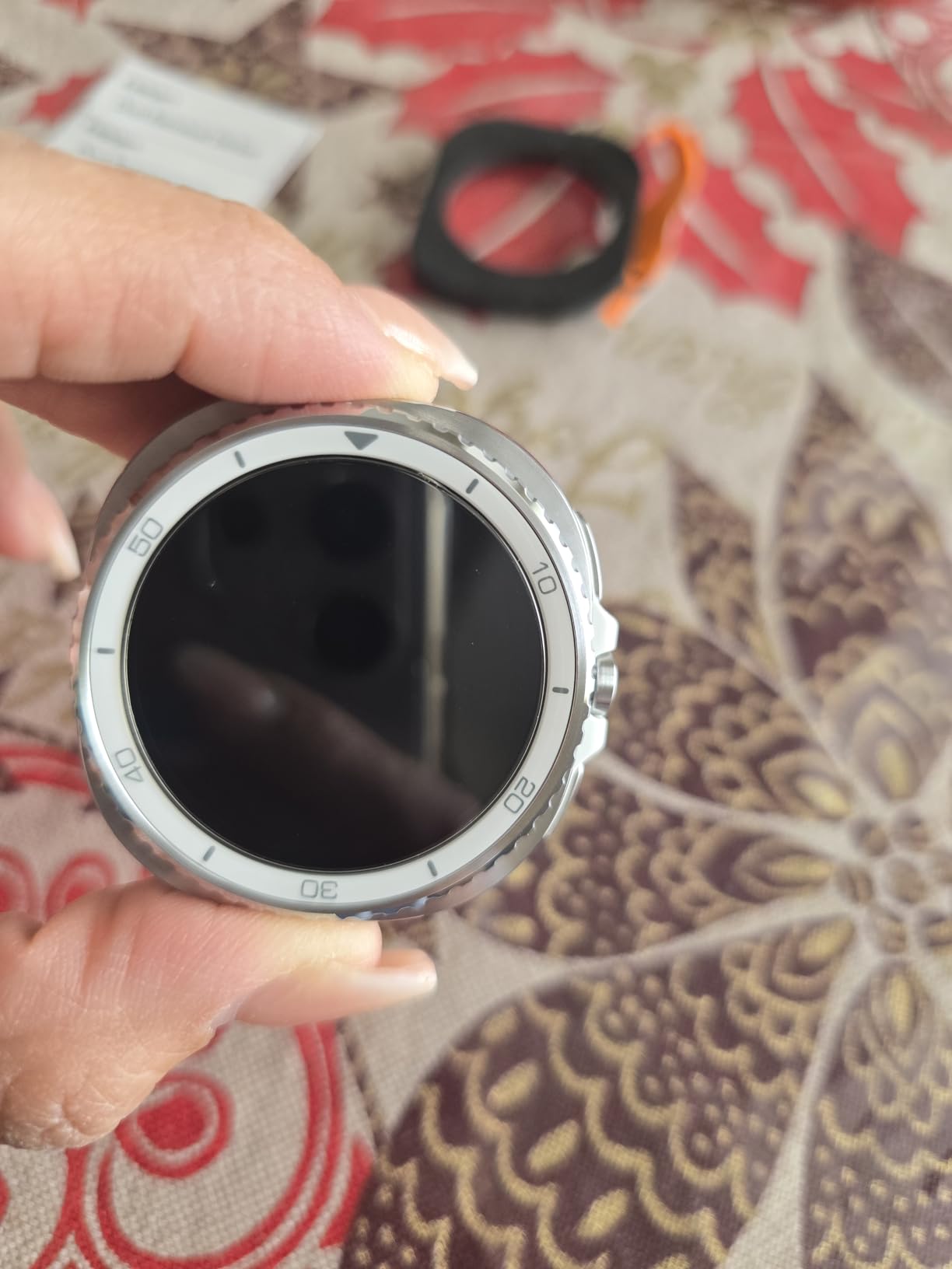 Tempered Glass Screen Protector [GlasTR EZ FIT] designed for Galaxy Watch 8 Classic - 2pack customer photo 1