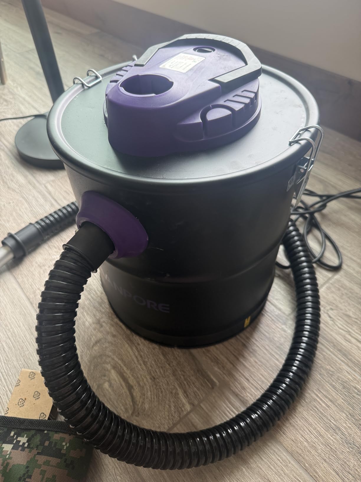 Ash Vacuum Cleaner 5.2 Gallon with 1200w Suction Power&Wheeled Base, Ash Vacuum for Pellet Stoves, Fireplaces, Grill, Wood Stove, Fire Pits,Green customer photo 2