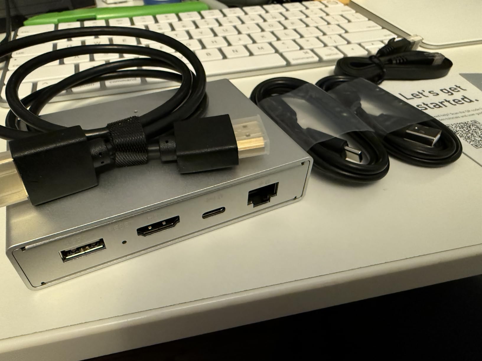 GL.iNet Comet PoE (GL-RM1PE) Remote KVM Control Over Internet - PoE/Type-C Dual Power Option 4K@30Hz, 32GB EMMC Tailscale Support for PC Server Remote Access Power Management Adapted KVM Switches customer photo 2