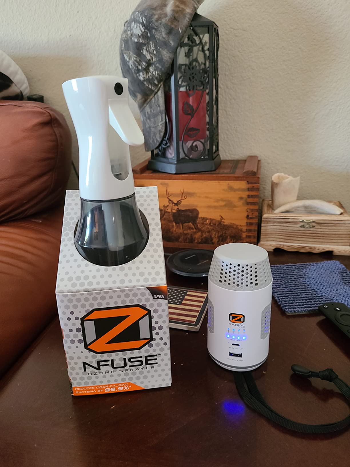 ScentLok OZ Radial Nano, Portable Ozone Generator for Odor Removal (Charcoal) customer photo 1