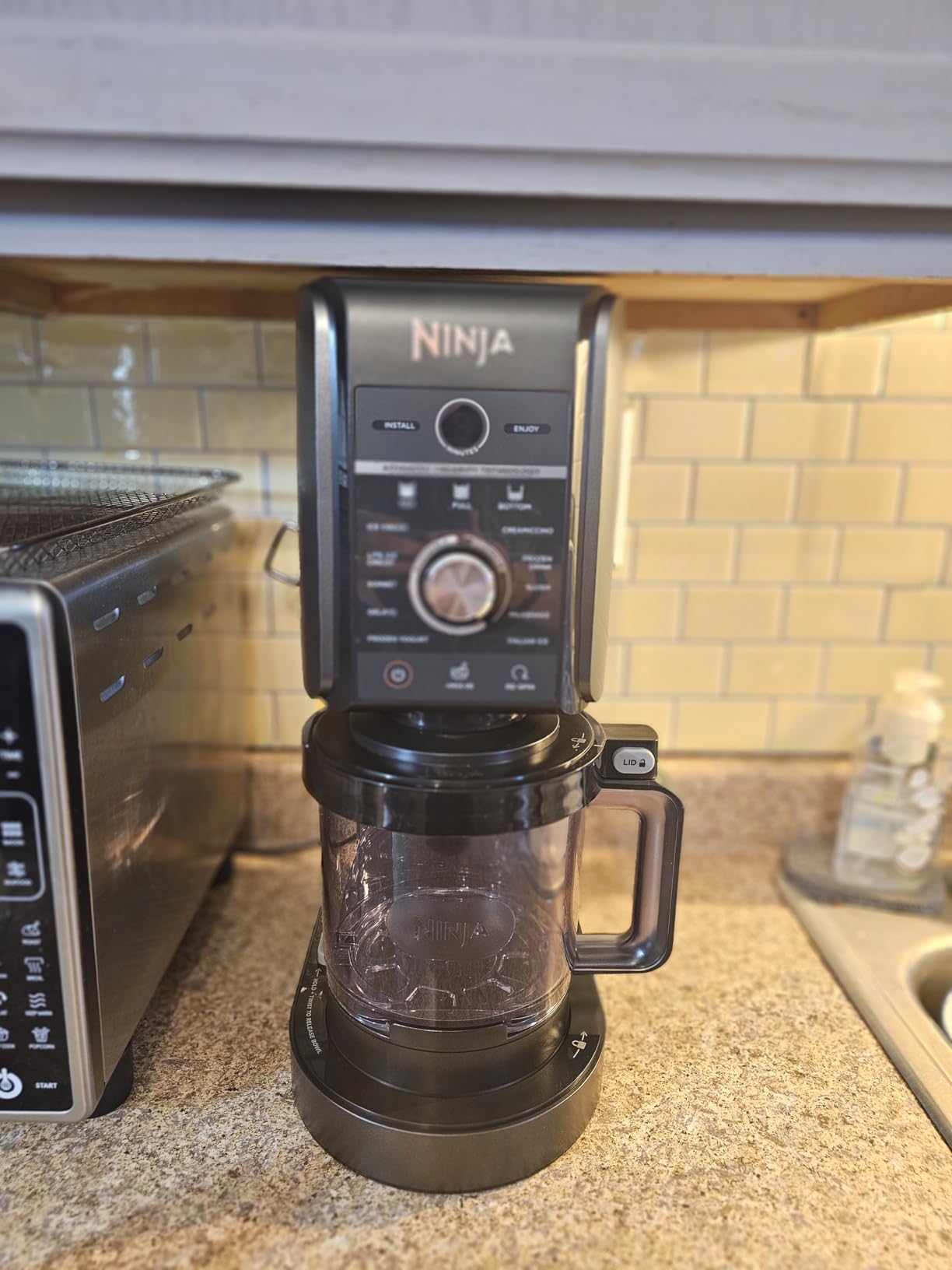 (Refurbished) Ninja NC501 CREAMi Deluxe 11-in-1 Ice Cream & Frozen Treat Maker with 2 XL Family Size Pint Containers, Dark Silver customer photo 1