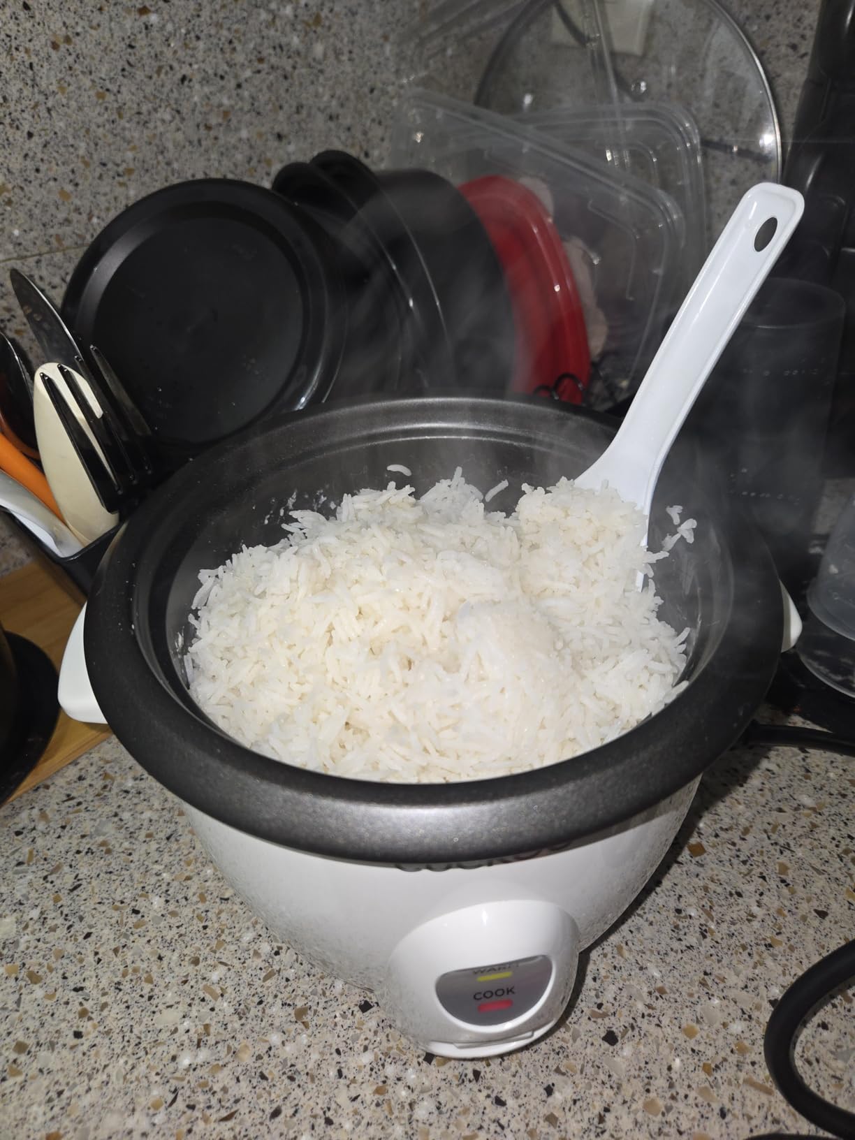 CUCKOO One Touch Rice Cooker 12-Cup Cooked (CR-0601C), Small Rice Cooker & Warmer with Steamer Tray, Versatile Grain Cooker, Soup Maker, Auto Keep Warm, White customer photo 1