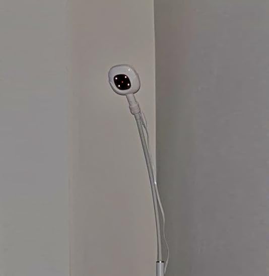 Floor Stand for Nanit, Heavy-Duty Nanit Pro Baby Monitor Stand Adjustable Gooseneck Holder Compatibility for Nanit Pro/Plus/Original Cameras, No Tools or Wall Damage (Camera Not Included) customer photo 2