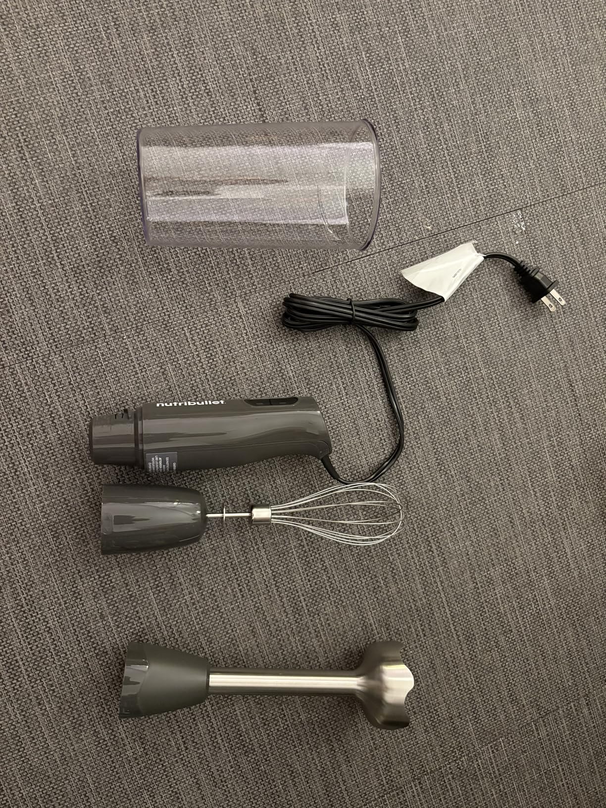 NutriBullet Lite Immersion Blender Dark Gray customer photo 1