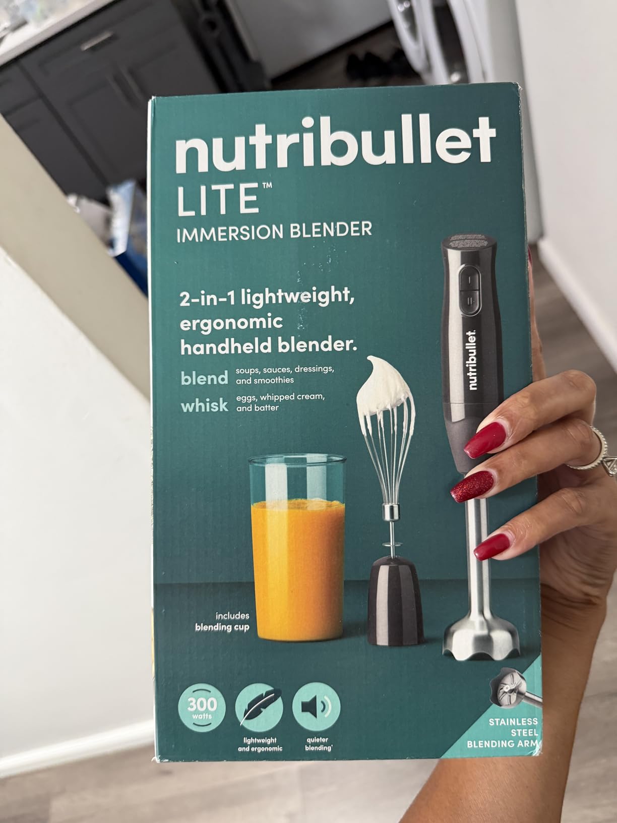 NutriBullet Lite Immersion Blender Dark Gray customer photo 2