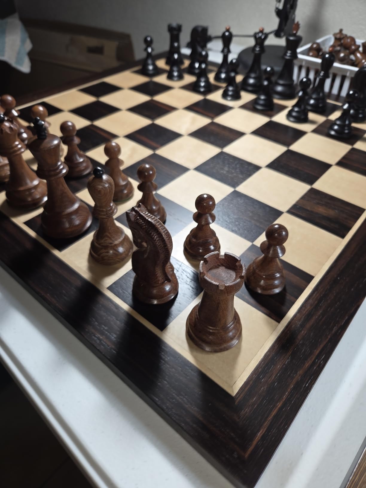Peradix Wooden Chess Board 18.89