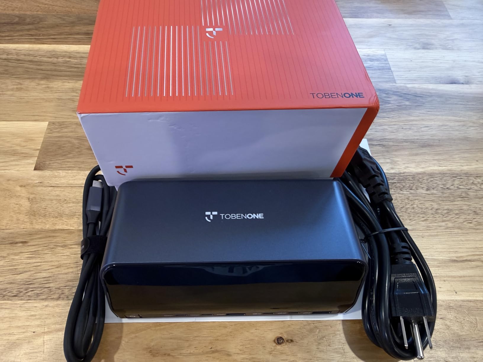 TobenONE Docking Station, 13-in-1 Laptop Docking Station Dual 4K Monitor with HDMI, 100W PD Ports, 10Gbps USB A/C, LCD Smart Display, Gigabit Ethernet, 160W Max Output for Dell, HP, Lenovo and More customer photo 2