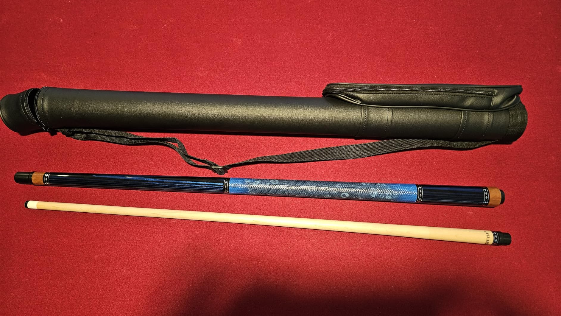 Pool Cue Stick Low Deflection Hand-Made Inlay Billiard Cue 58'' Professional Billiard Pool Cue Stick for Adults-12.5mm Tip,3/8 * 8 Joint customer photo 1