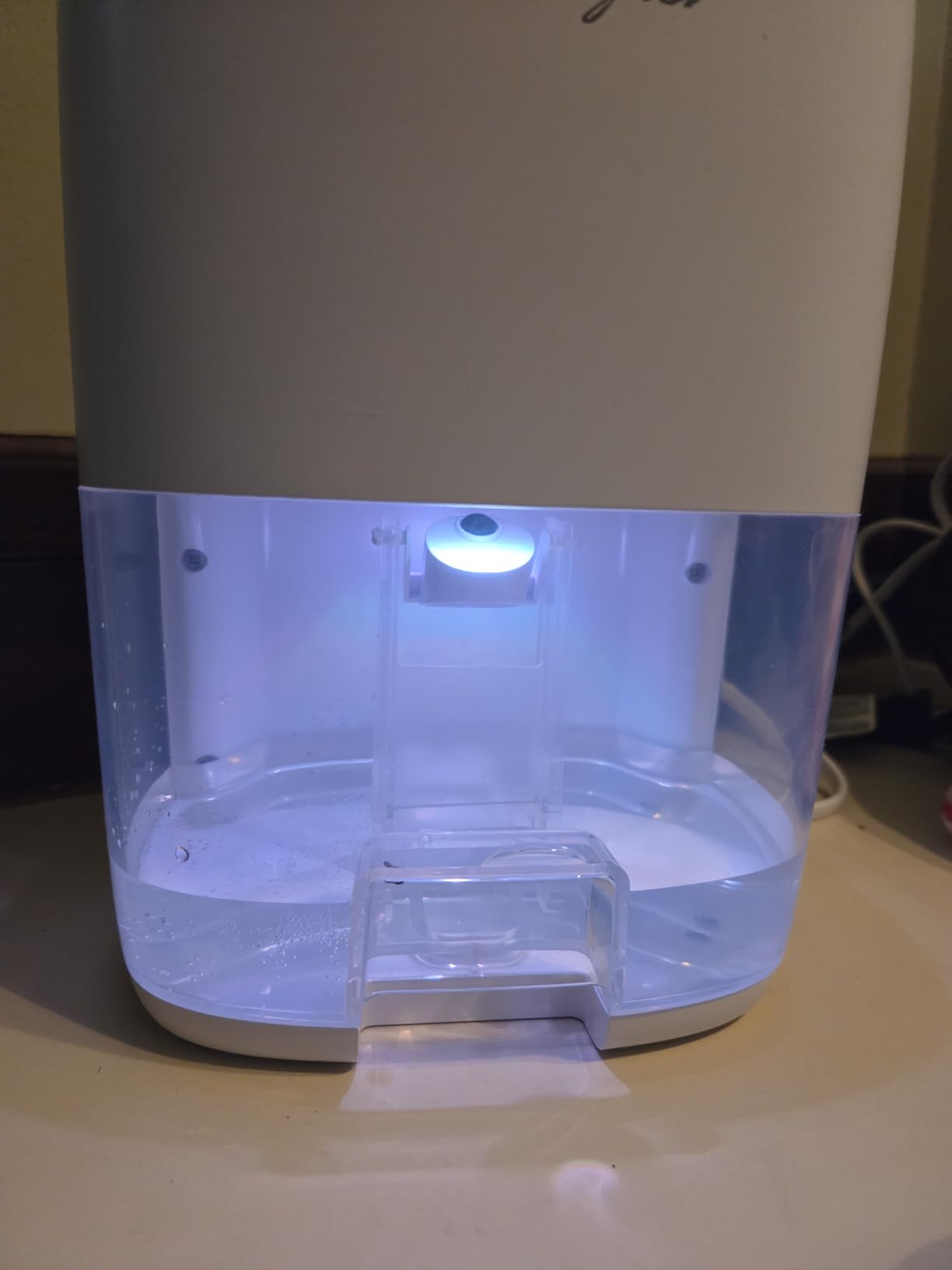 Small Dehumidifier for Home 44OZ Quiet with Auto Off & Defrost 5 Timers 3 modes 10 Color Lights 3 Brightness 260 Sq.ft Portable Dehumidifiers for Basement Bedroom Bathroom RV Closet customer photo 1