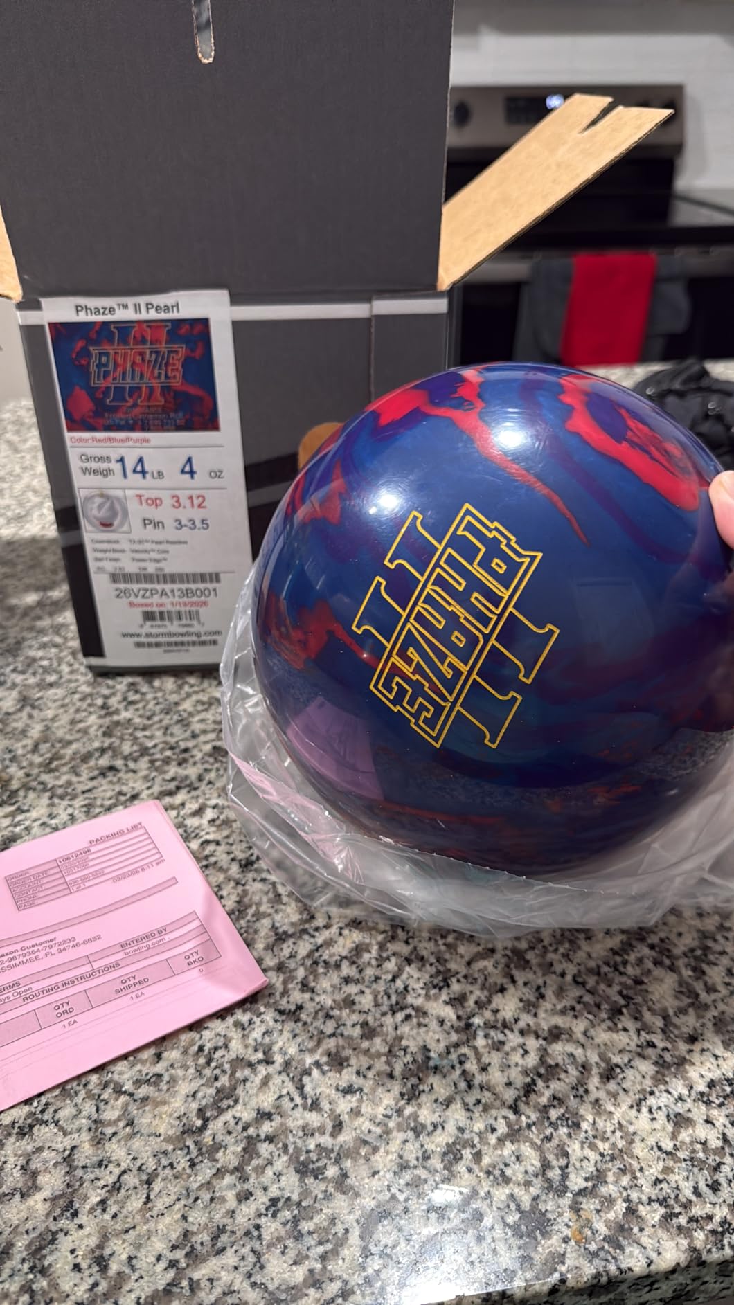 Storm Phaze II Pearl Bowling Ball customer photo 1