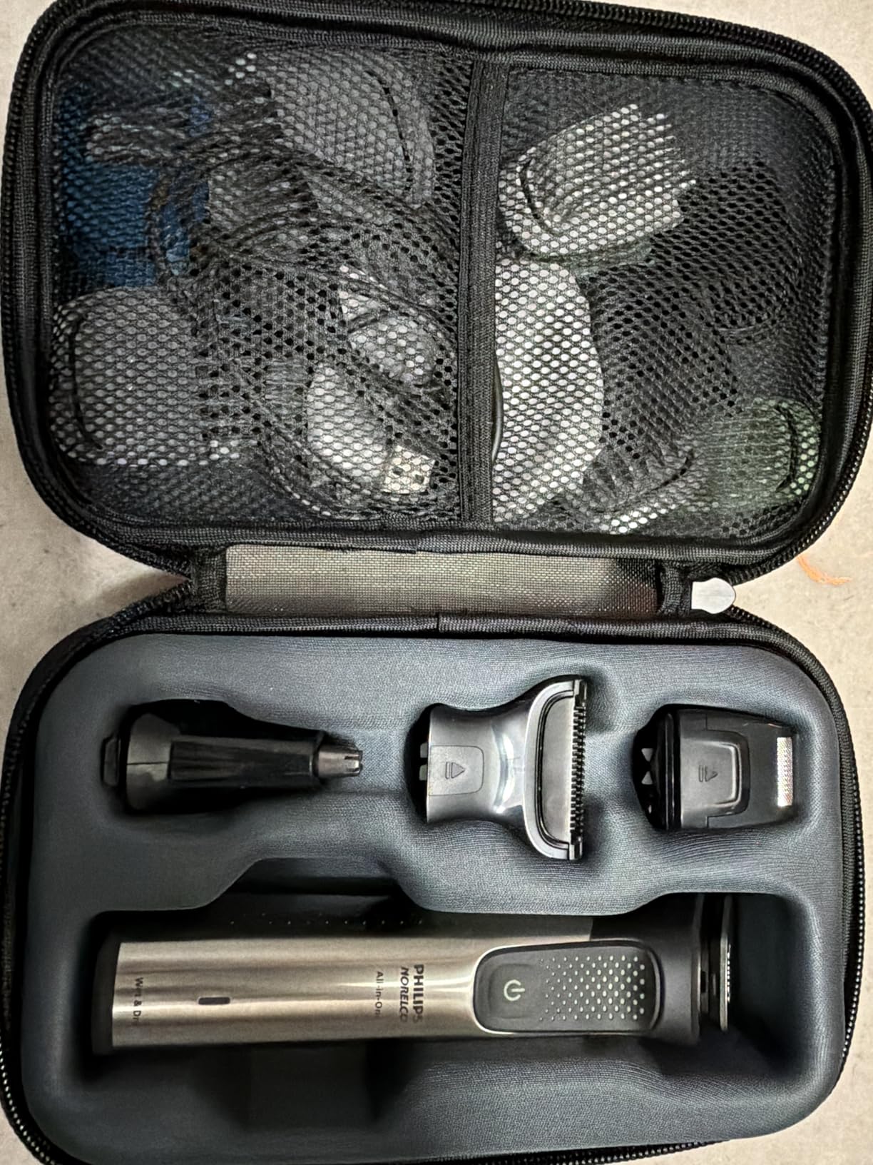 Philips Norelco All-in-One 9000 Series 23-Piece Trimmer - Electric Shaver and Clipper for Face, Beard, Head & Body, Self-Sharpening Full Metal Blades, 29 Length Settings (0.5-16 mm), MG9575/49 customer photo 1