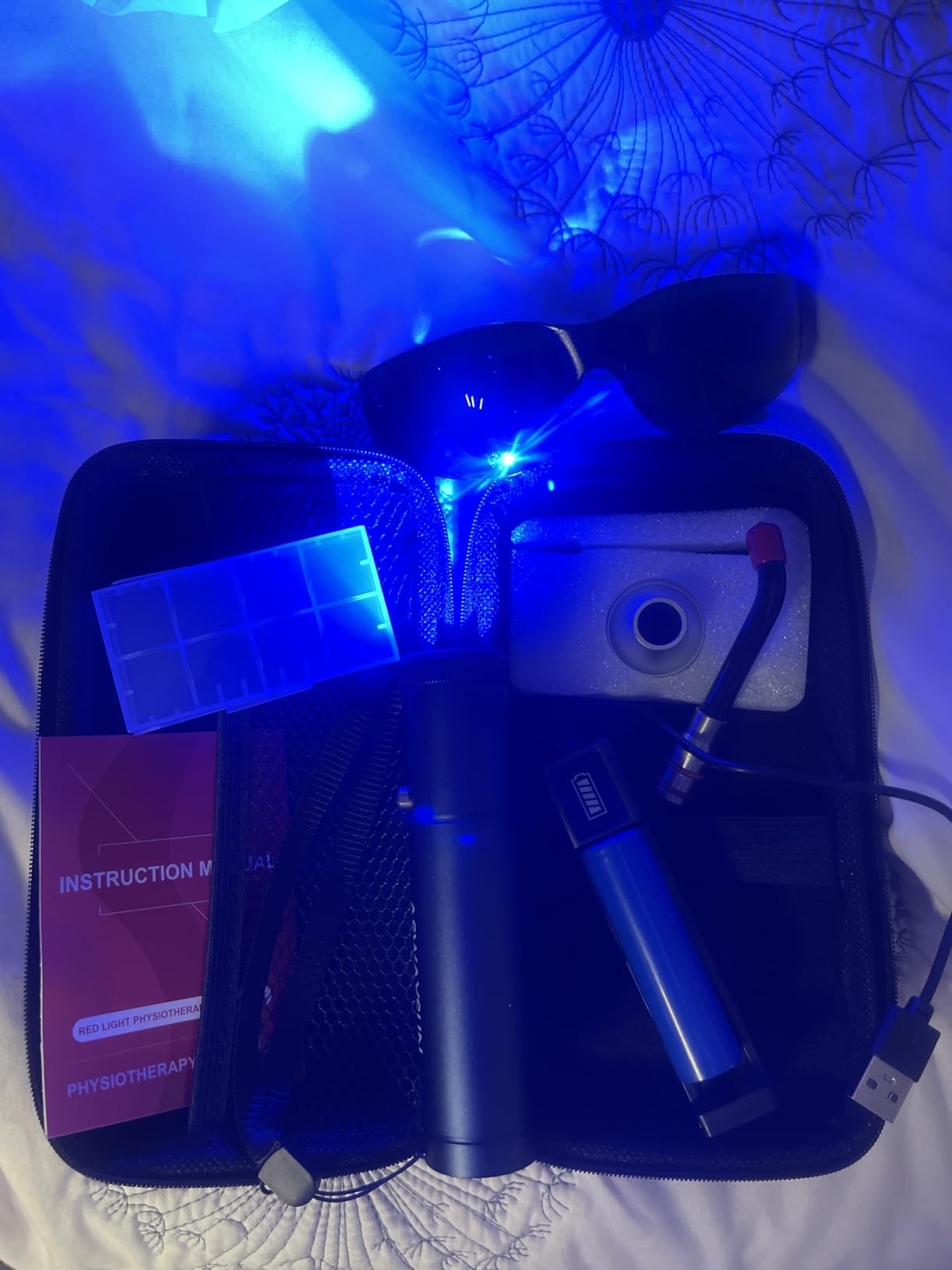 Infrared Red Light Therapy Device for Joints & Muscles Pain Relief, 460:630:660:850:900nm Cold Sore Canker Fever Treat, Portable Near Infrared Wand for Face & Body customer photo 2