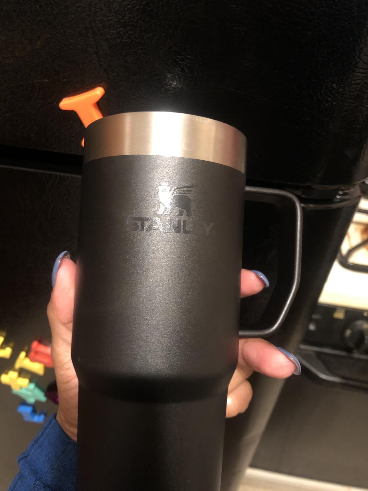 Stanley The Everyday Suburban Mug 24 oz | Drink Through Lid | Insulated Stainless Steel Coffee Mug | Coastal Teal Gloss customer photo 2