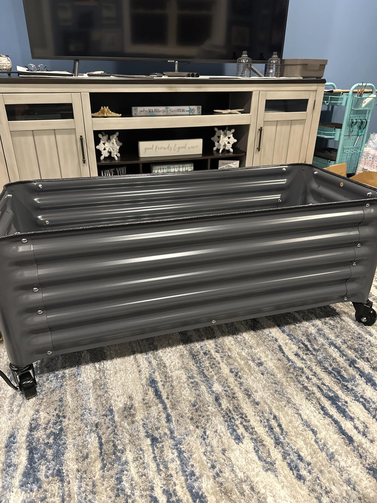 Vego garden Classic Rolling Garden Bed - 1.75' Mobile Metal Raised Garden Bed for Patio, Deck, Balcony customer photo 2