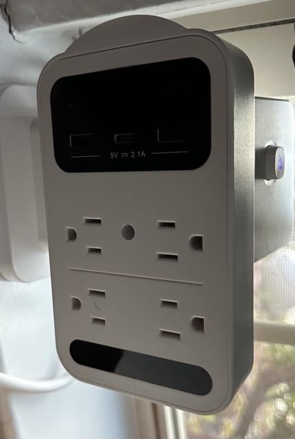2026 Upgraded 4K Hidden Camera with Night Vision, Wireless WiFi Wall Outlet Camera, Motion Detection | SD Storage Indoor Camera for Pet | Home | Office (White) customer photo 1